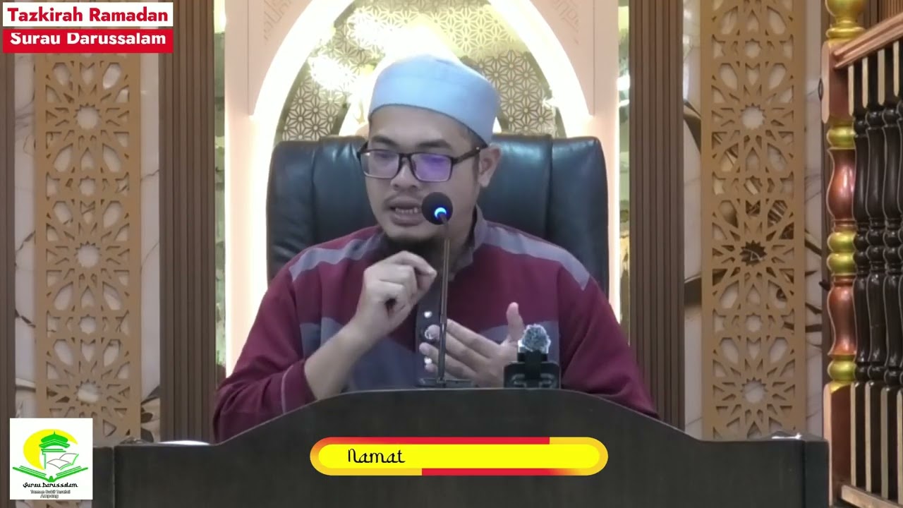 Tazkirah Ramadan 21.2.2026 - Ustaz Khairullah Mamat