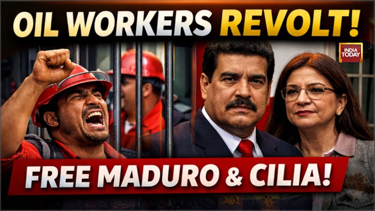 LIVE: Oil Workers Protest at Caracas Rally | Venezuela Hydrocarbons Law & Political Backlash | Trump