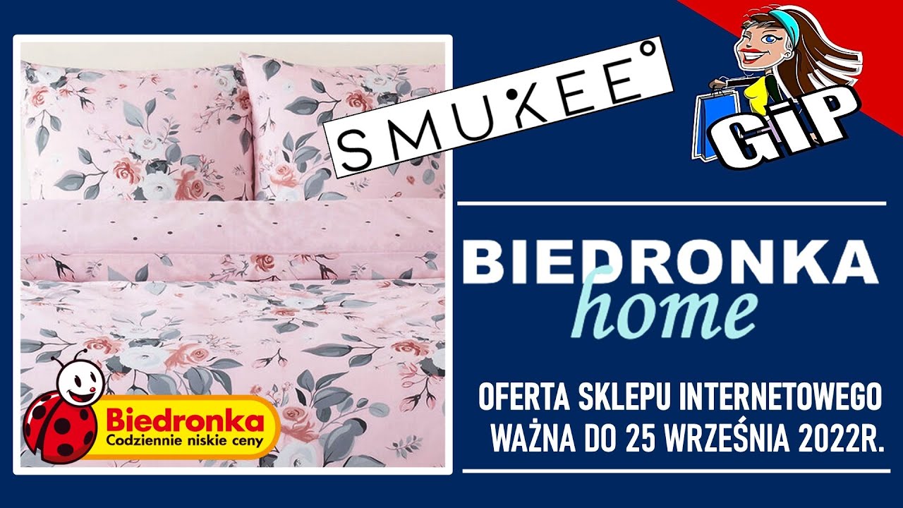 BIEDRONKA | Oferta Online do 25.09.2022 | Komplety Pościeli Smukee