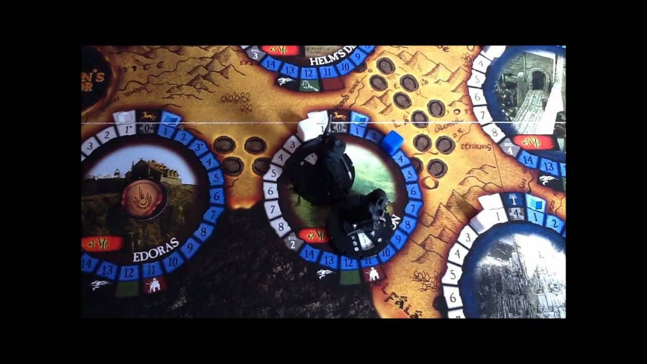 Lord of the Rings: The Nazgul - Walkthrough of 1st turn