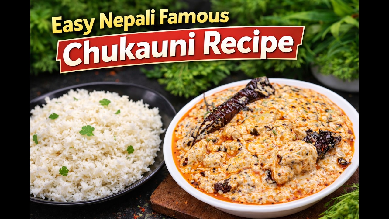 नेपाली चुकाउनी रायता की असली रेसिपी | Easy Nepali Famous Chukauni Recipe - RecipeMantra