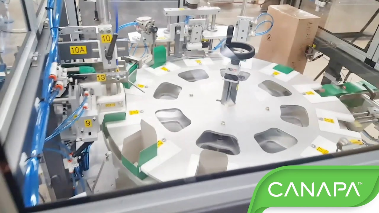 Canapa Carton Load & Labeling System For Bottles