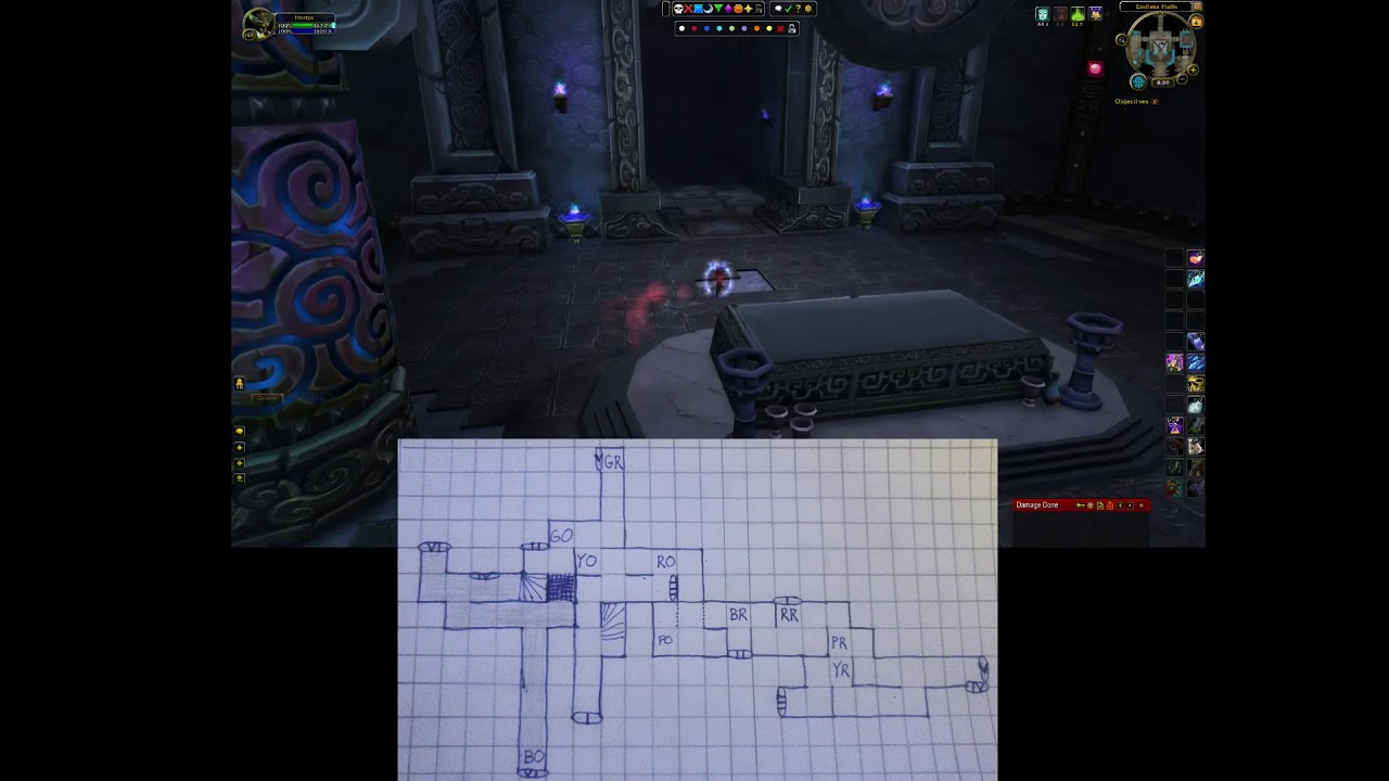 Endless Halls Complete With Map