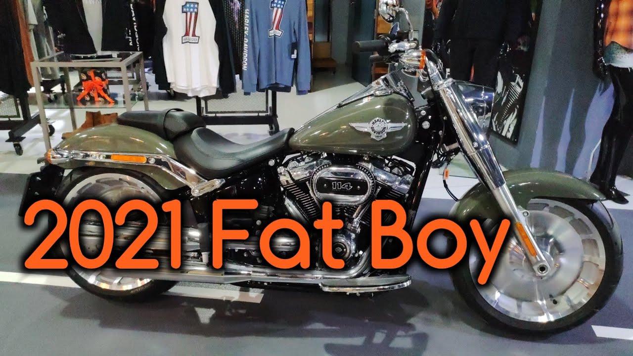 2021 Harley-Davidson Fat Boy Walkaround + Start Engine