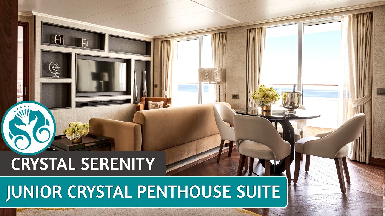 Crystal Serenity | Junior Crystal Penthouse Suite | Full Suite Tour & Review | 4K