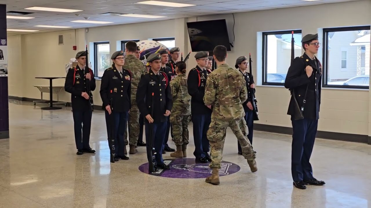 Warsaw JROTC Inspection 2/7/26 George Washington Indy