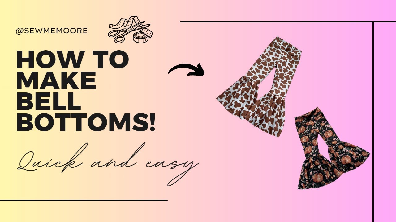 How to sew bell bottoms | Quick guide for sewing