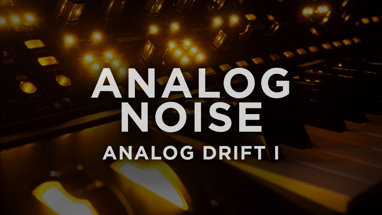 Analog Drift — Moog Sub 37 Analog Noise (No Loops, No AI) | Sleep, Relax, Anxiety Relief