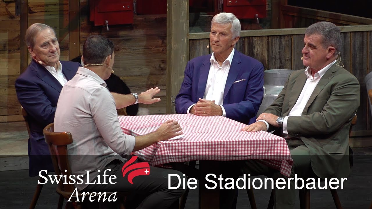 Gespräch mit den Vätern der Swiss Life Arena: Walter Frey, Rolf Dörig und Peter Spuhler