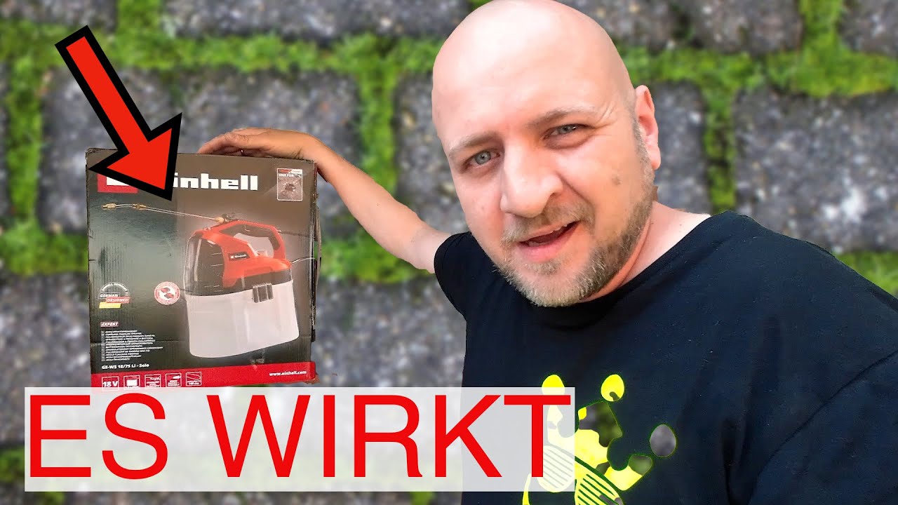 Giftspritzen Unkraut entfernen Pflastersteine Ritzen und Co