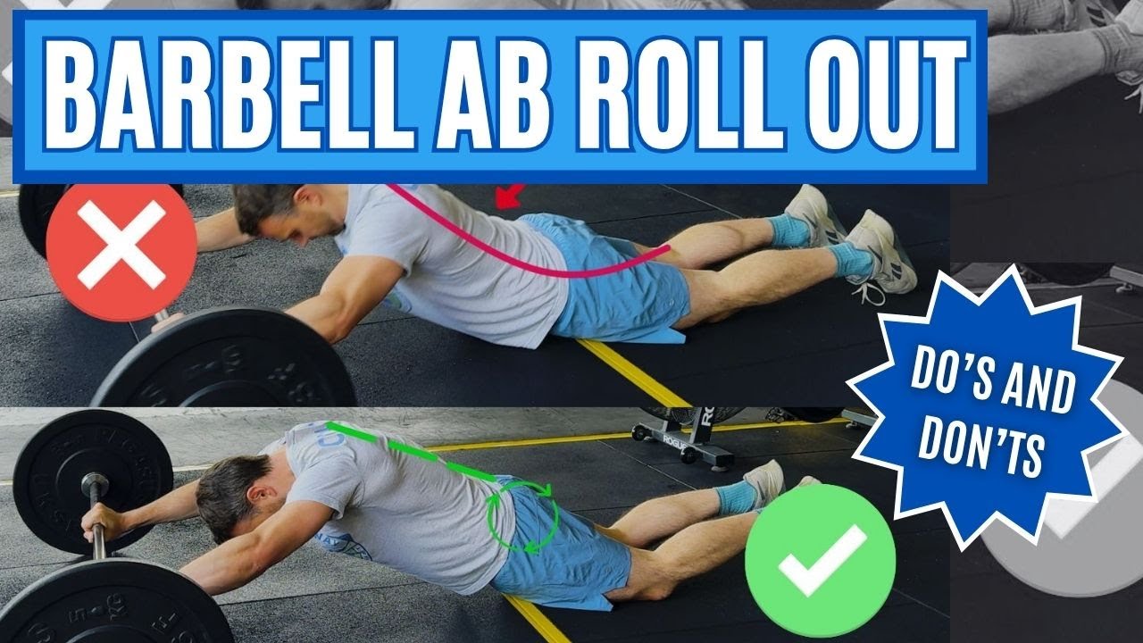 Barbell Ab Rollout Tutorial | Perfect Form & Common Mistakes