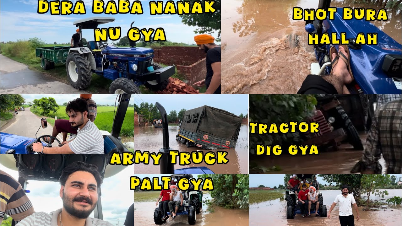Dera Baba Nana Gya Sewa Krn || Tractor Palt Gya ||Ramdas V Bura Hall || Army Tractor || Mannpadda 