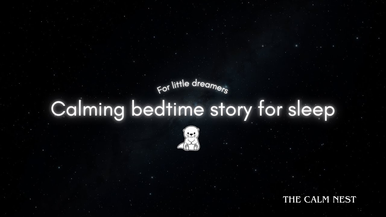 Dark Screen Bedtime Story for Deep Sleep | Calm, Relaxing & Non-Stimulating | Cozy Otter Tale 🌙