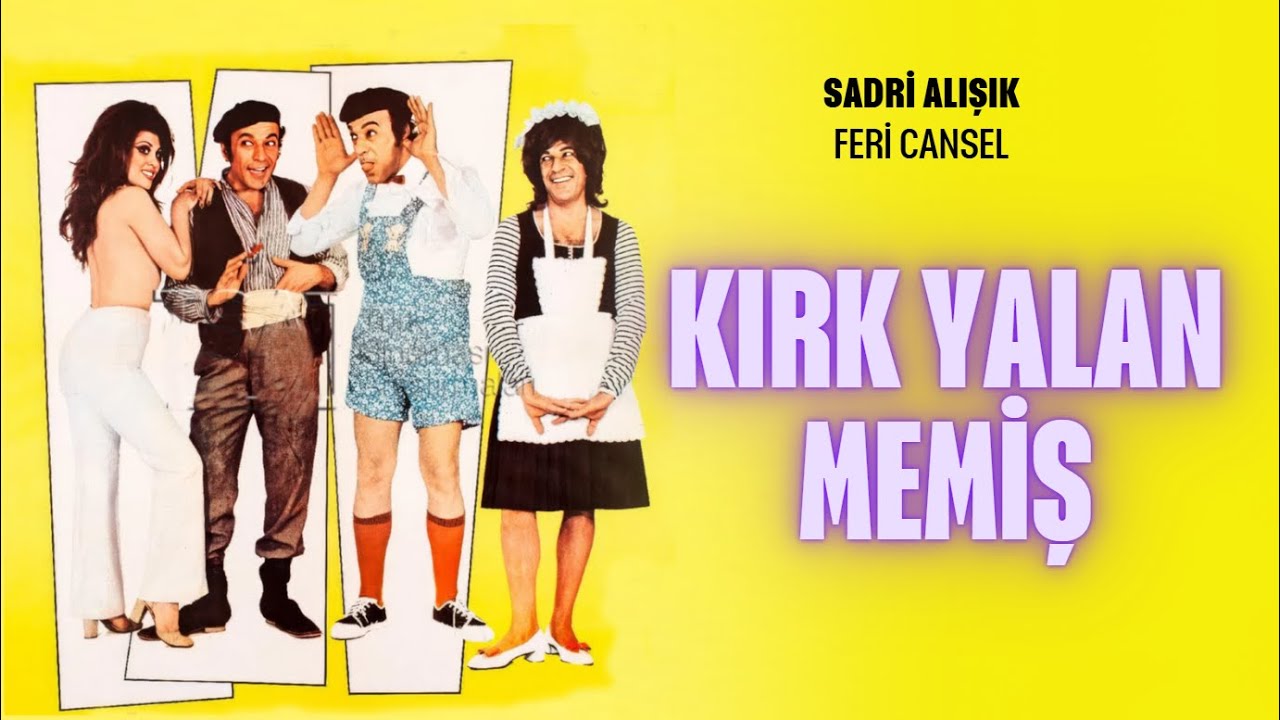 Kırk Yalan Memiş T&uuml;rk Filmi | FULL | Sadri Alışık | Feri Cansel