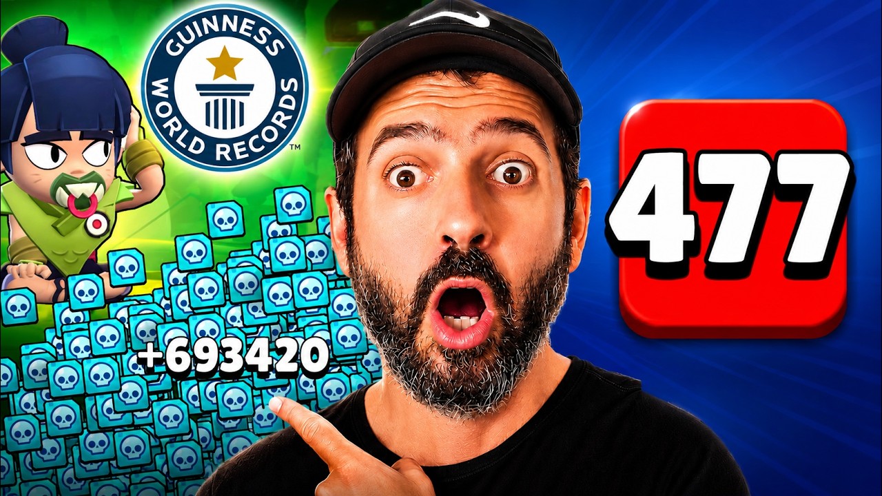 20 Nouveaux RECORDS du MONDE qui ont BRIS&Eacute; Brawl Stars (hallucinant)