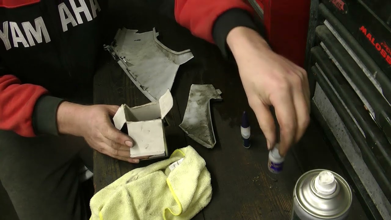 Easy way to repair cracked & broken plastics, panels & fairings!