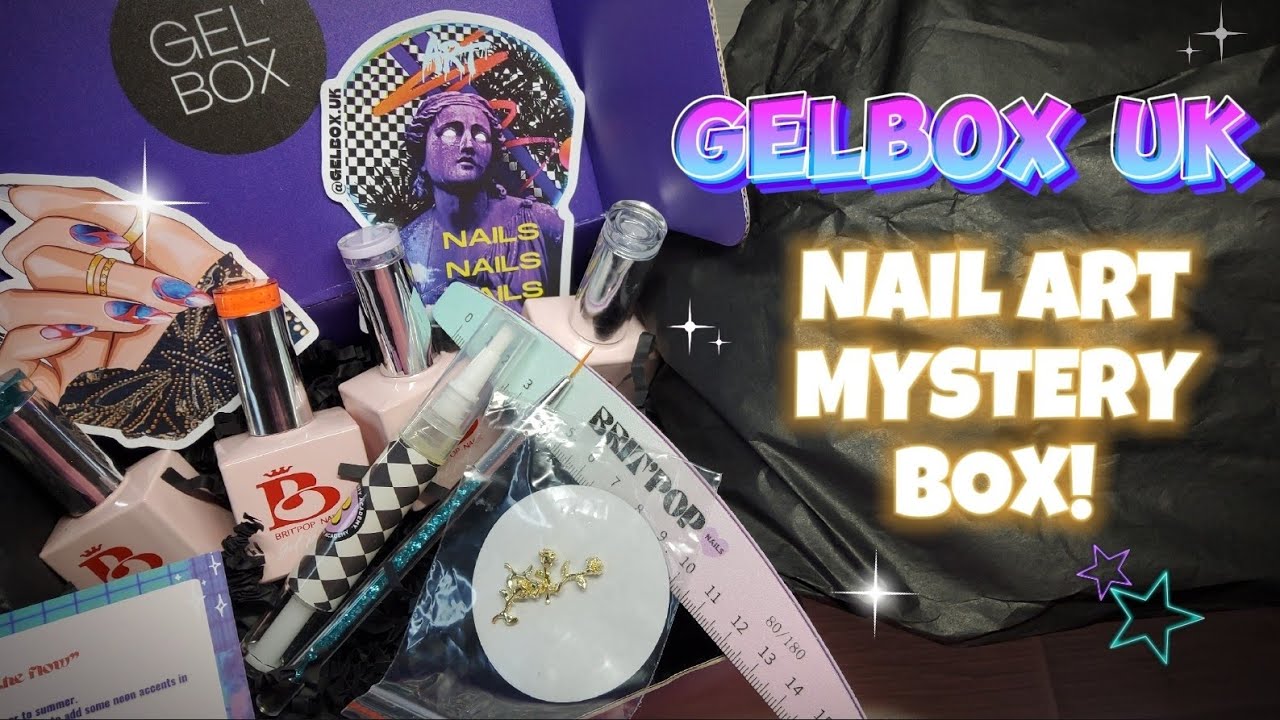 GELBOX UK | HEMA-FREE GEL NAIL ART MYSTERY BOX!