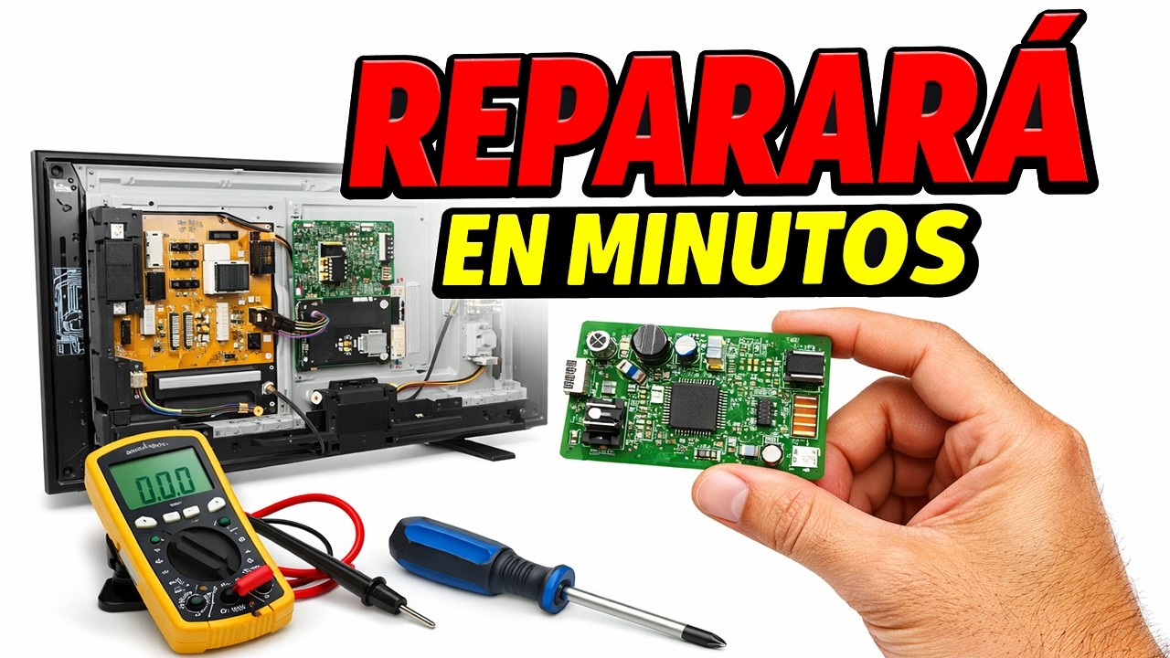 Repara cualquier TARJETA ELECTRÓNICA con simple TRUCO!