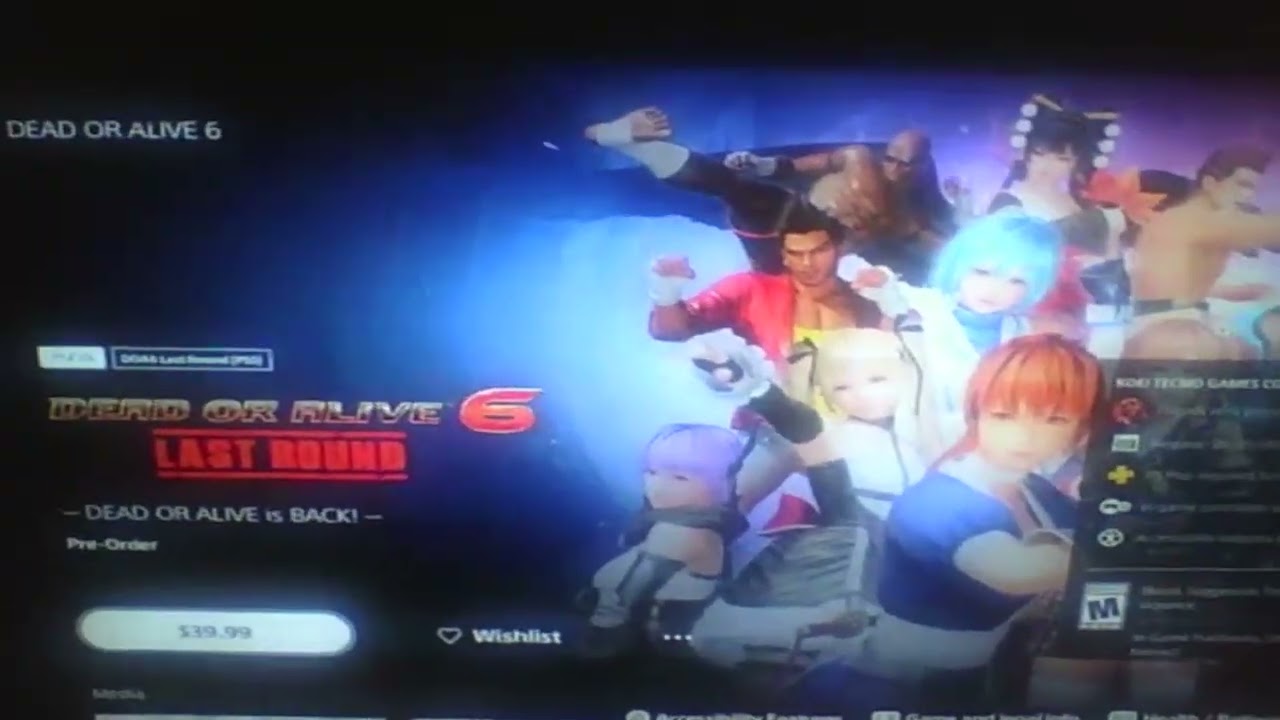 Be ready for Dead or Alive 6 Last Round in PS Store in June 25th