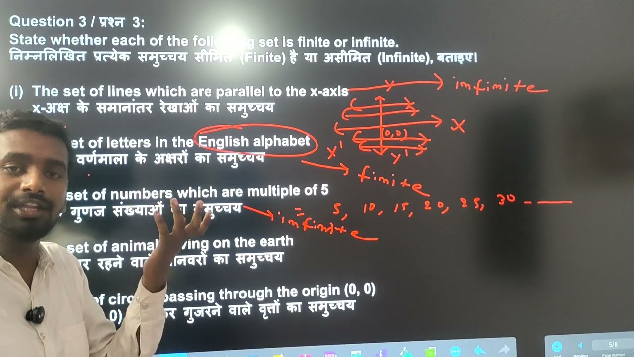 Null Set, Finite Set, Infinite Set | Class 11 Maths Exercise 1.2 | Easy Hindi Explanation
