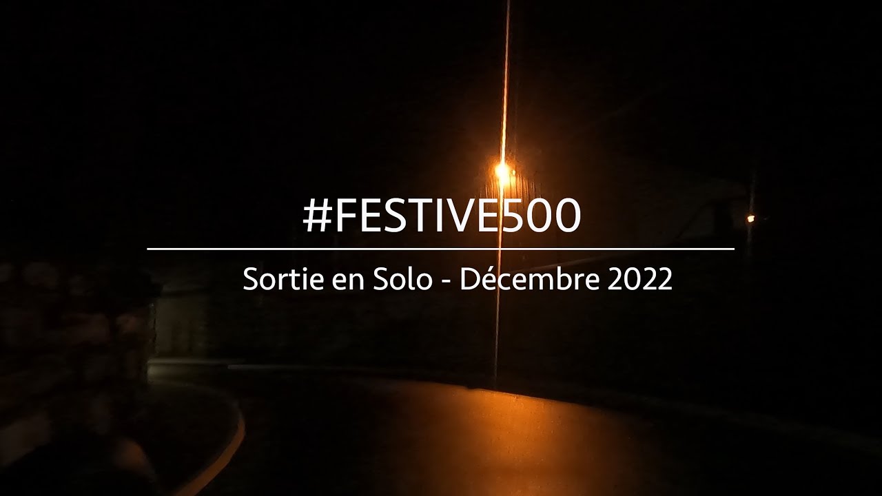 #FESTIVE500 2022, jour à 1 à 8 !