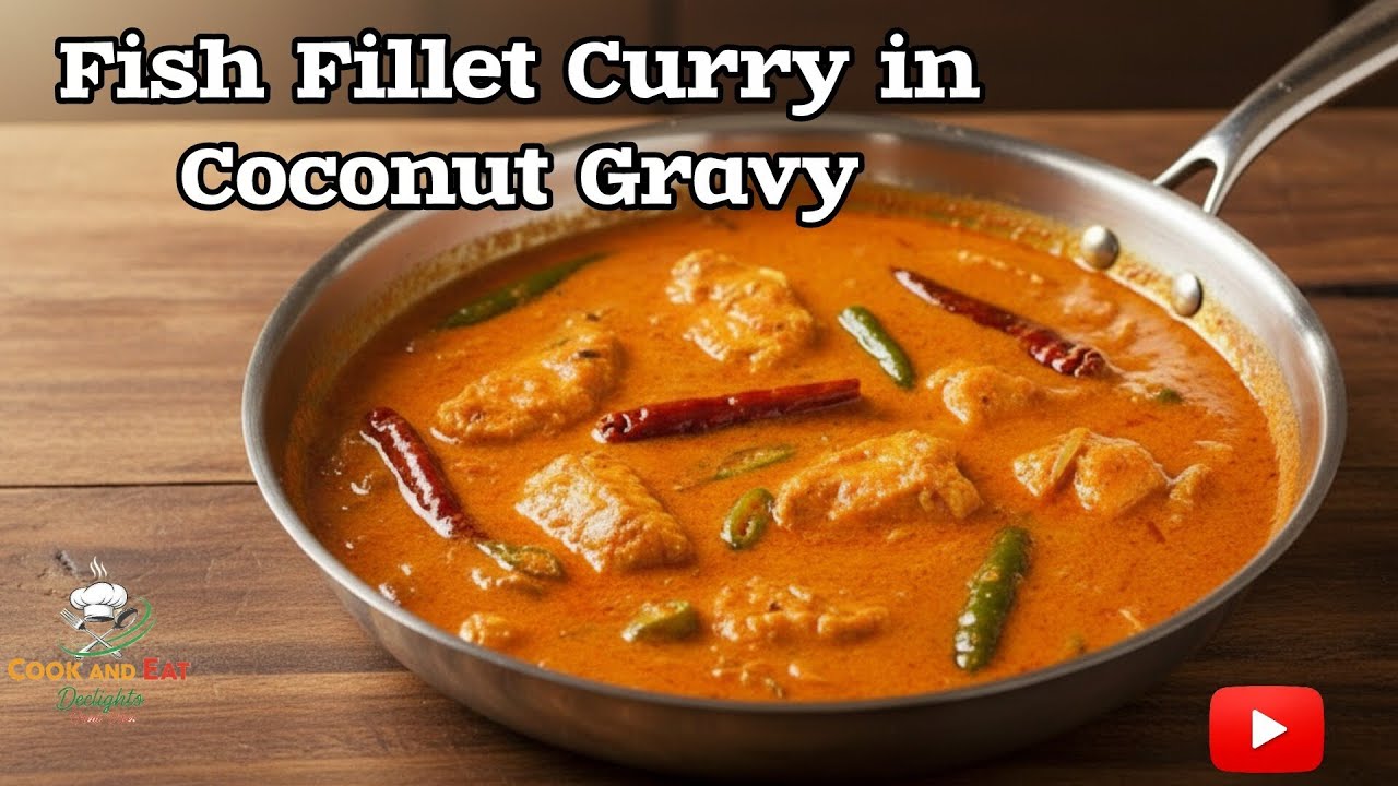 Fish Curry In Coconut Gravy | Boneless Fish Curry | Fish Fillet Curry Kerala Style 