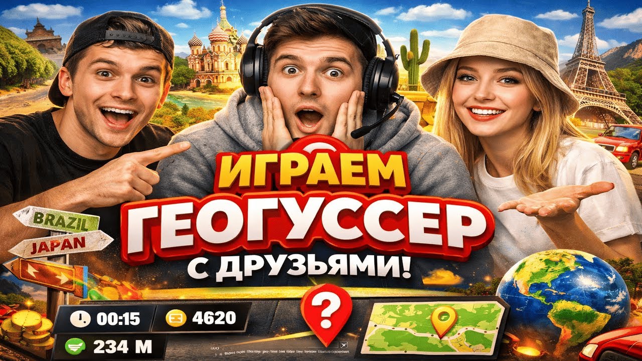 🌍 ГЕОГУССЕР: УГАДАЙ СТРАНУ ЗА 10 СЕКУНД!