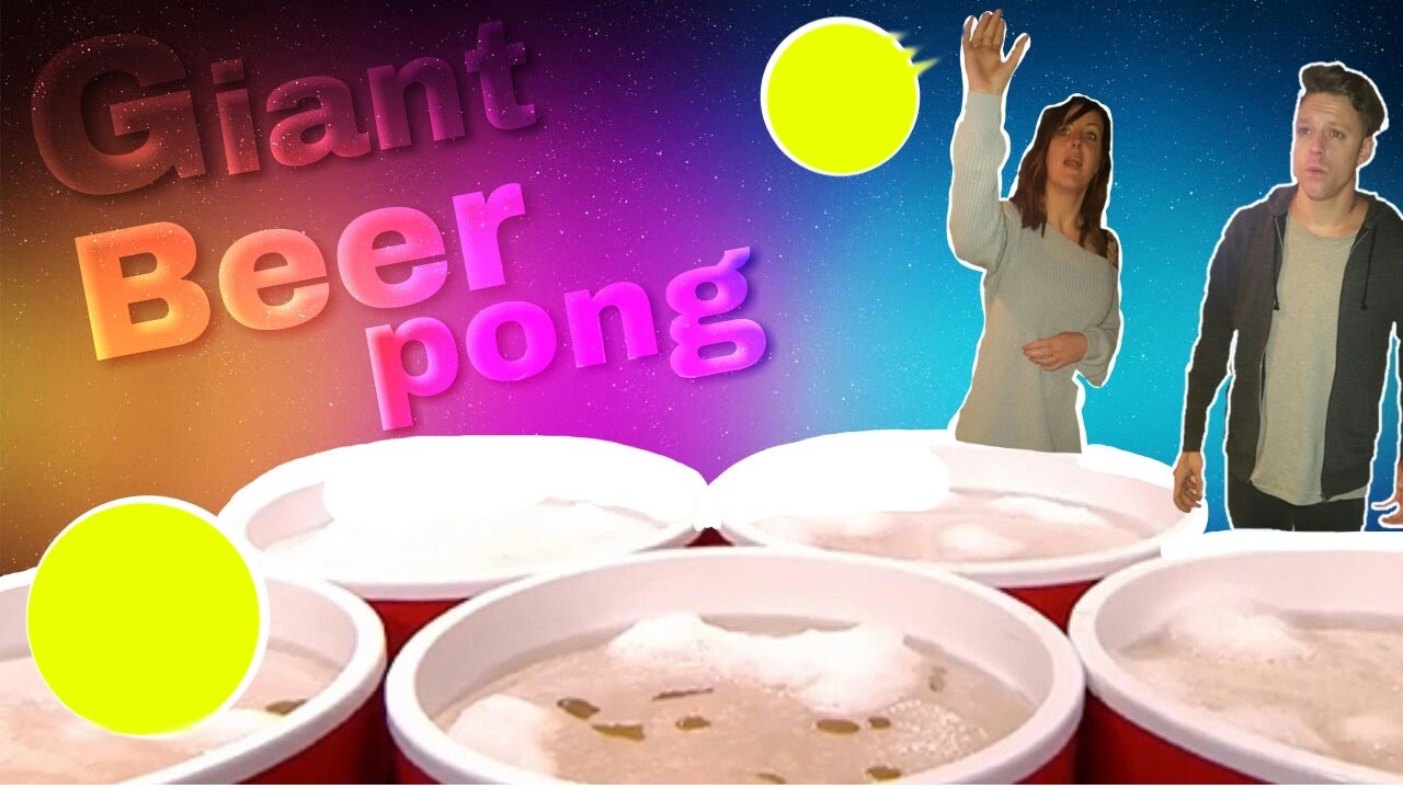 GIANT BEER PONG challenge 2017  vlogs