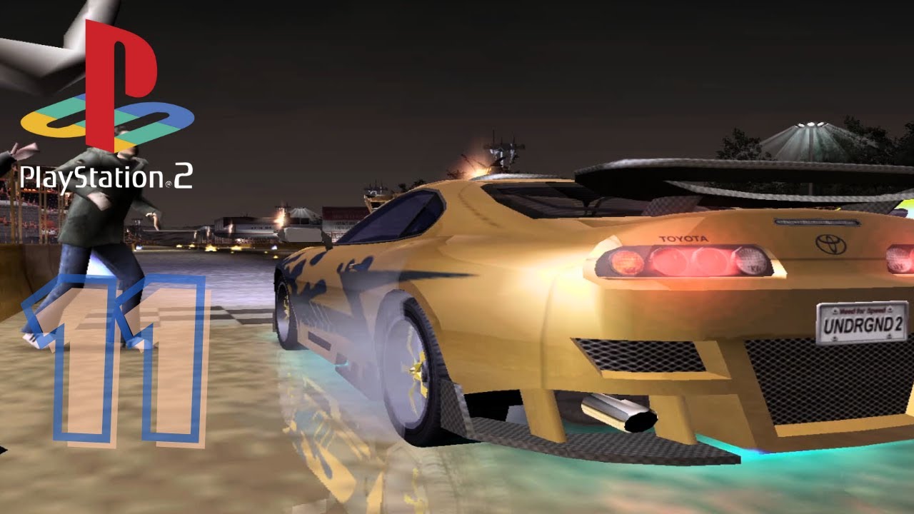 NFS Underground 2 PS2 | Custom Toyota Supra URL Races - Tuned Beast!