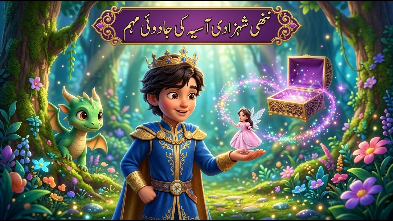 Princess Asia in a Magic Box | جادوئی ڈبے میں شہزادی آسیہ | Animated Story | Twinkle Adventures