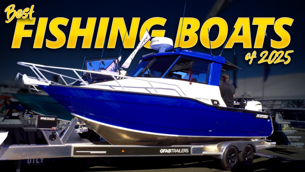 Top fishing boats at the 2025 Sanctuary Cove Boat Show
