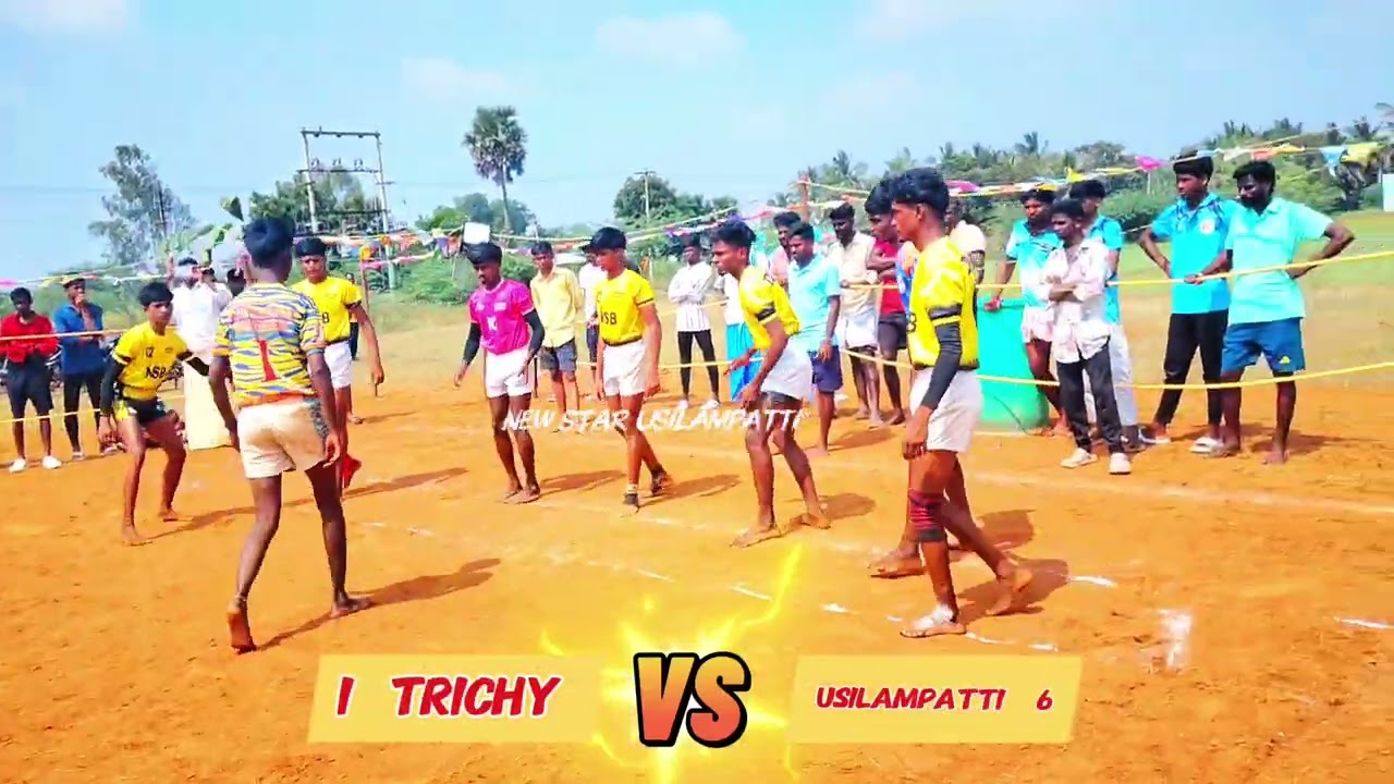USILAMPATTI  VS  TRICHY 🔥