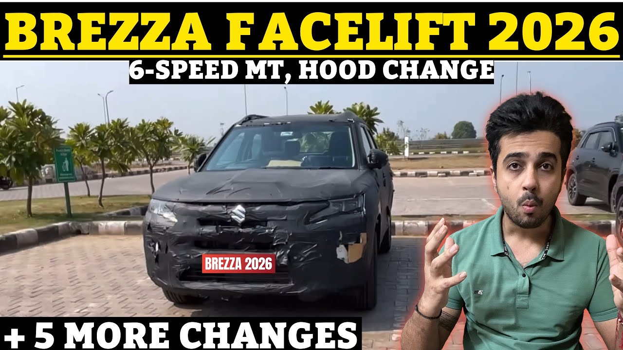 आगई ❤️&zwj;🔥 MARUTI SUZUKI BREZZA FACELIFT 🛠️ New Design, Screen 🖥️ CNG Underbody ⚙️ New Gearbox 😯