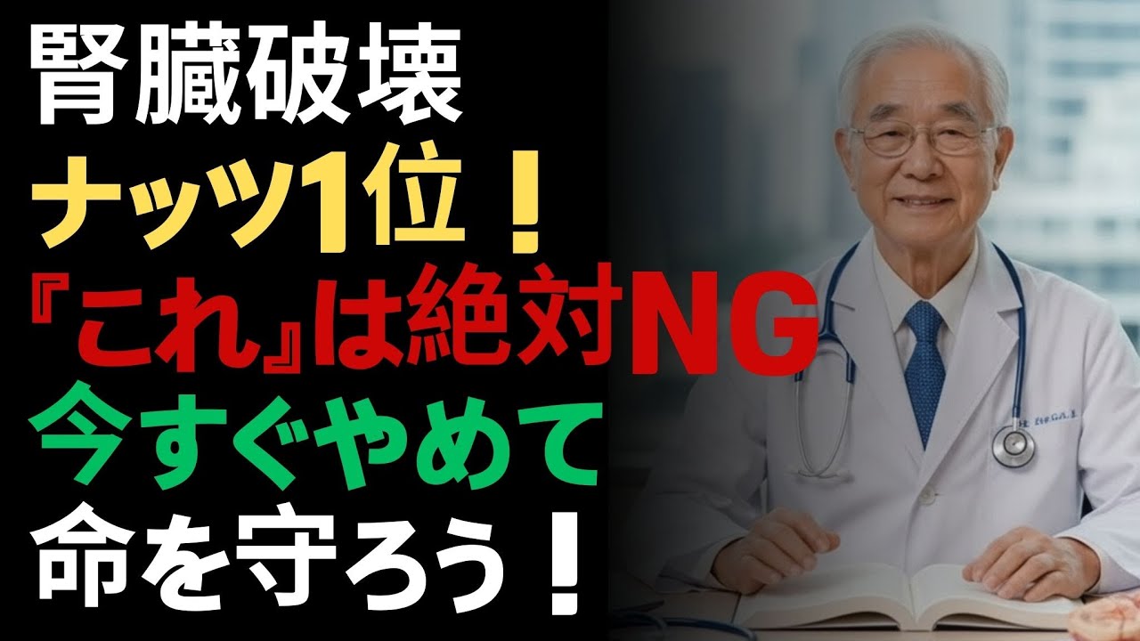その不調、ナッツが腎臓と脳を壊しているかもしれません｜危険な5種と奇跡の4種 |ドクター健康ラボ