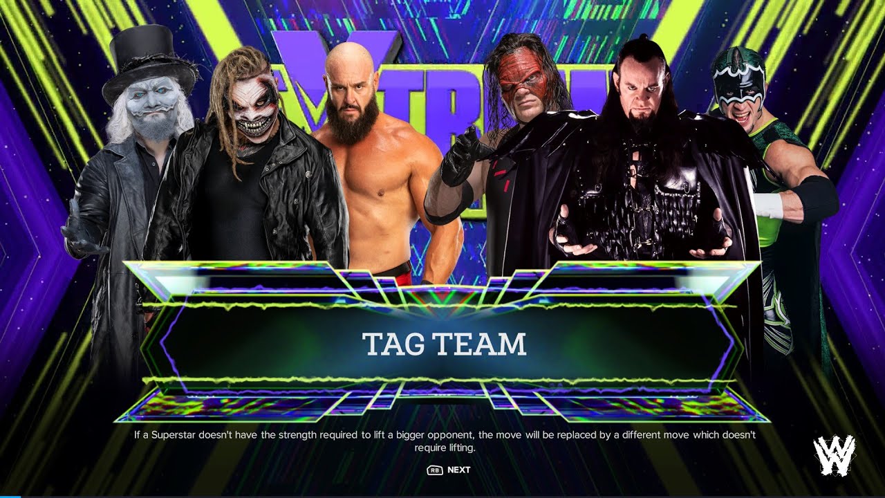 Wyatt 6 vs The Brothers of Destruction and The Hurricane