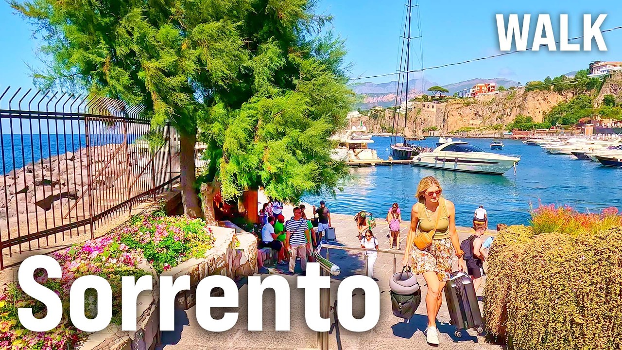 SORRENTO Walking Tour | Italy Immersive Video with Captions [4K/60fps]