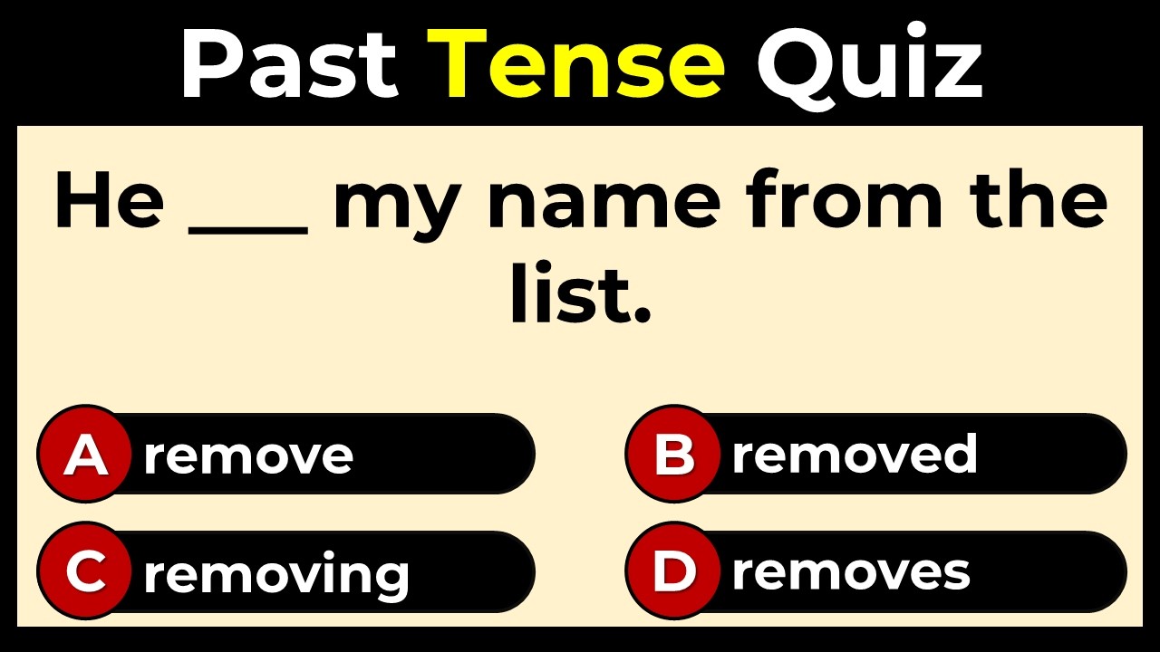 Past Tense Quiz: Can you Score 10/10?