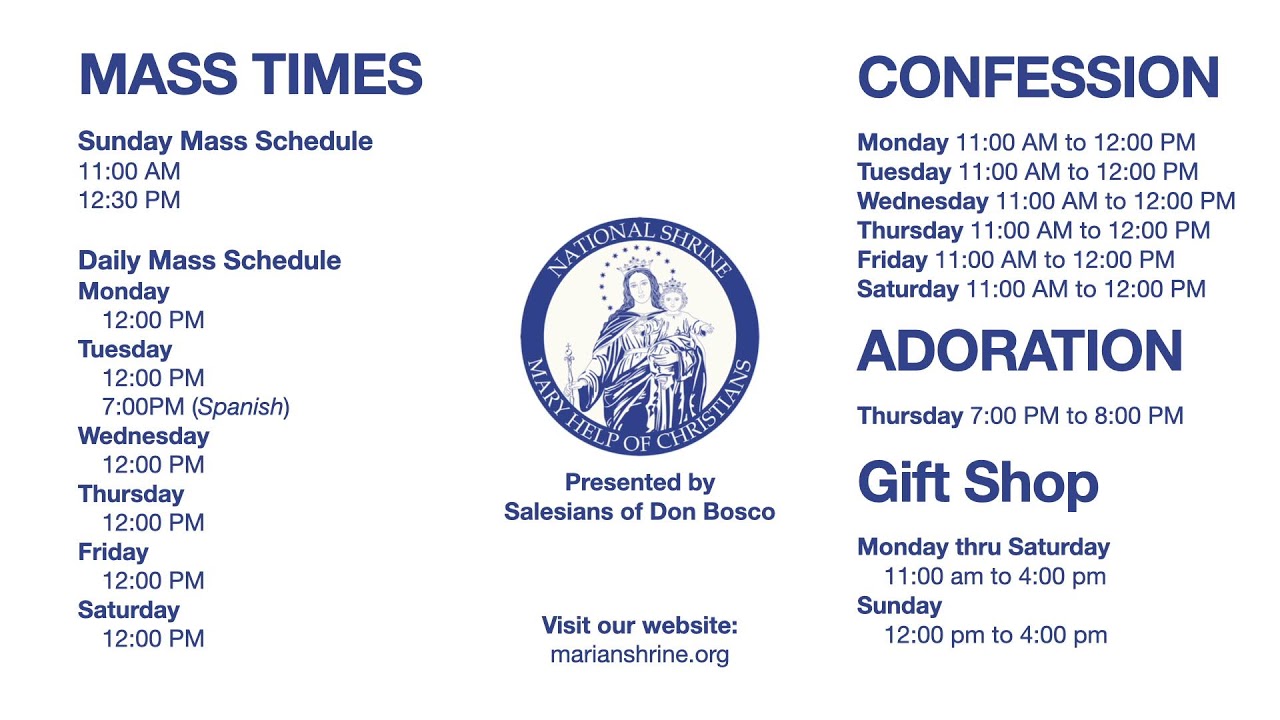 Memorial of Saint Agatha Holy Mass | February 5, 2026 | National Shrine of Mary Help of Christians