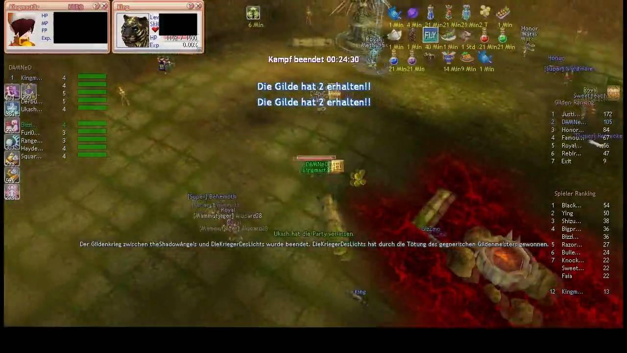 Flyff - Kingmast3r PoV at Guildwar 02.01.2010
