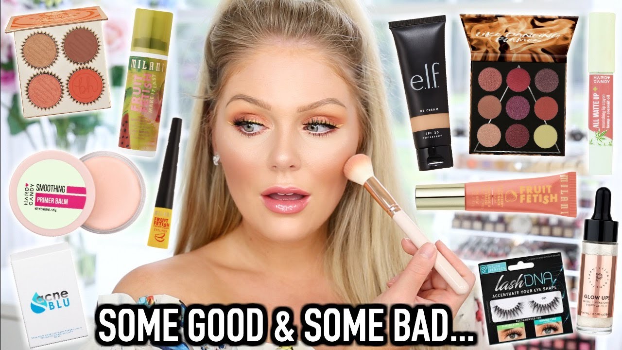 TESTING NEW DRUGSTORE MAKEUP | KELLY STRACK