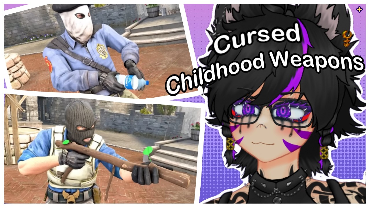 Fenyx Reacts to ' CURSED Childhood Weapons '