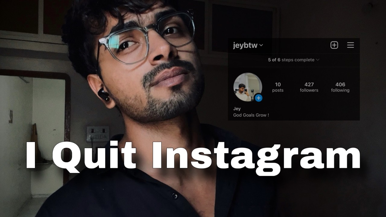 I Quit Instagram to Save My Career and It's been 4 months.