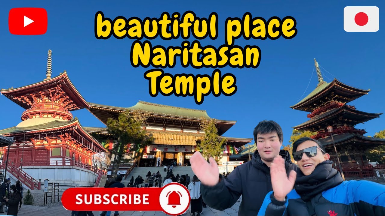 Very nice place in Japan at Naritasan Temple VLOG 日本語で🥰