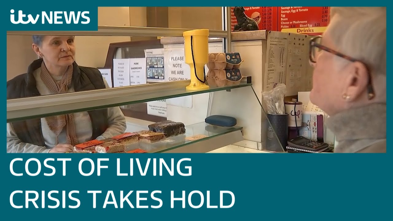 Energy price cap increases bills for families across UK as cost of living crisis deepens | ITV News