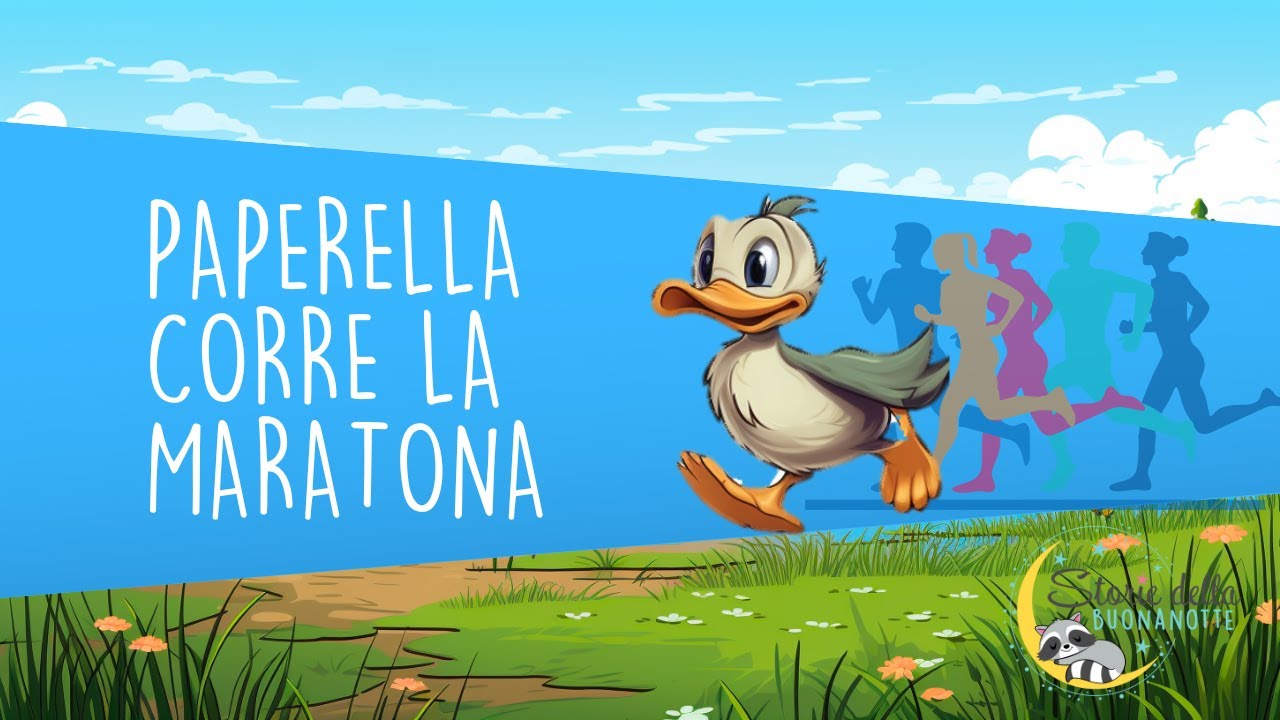 Paperella corre la maratona - Storia della buonanotte per bambini