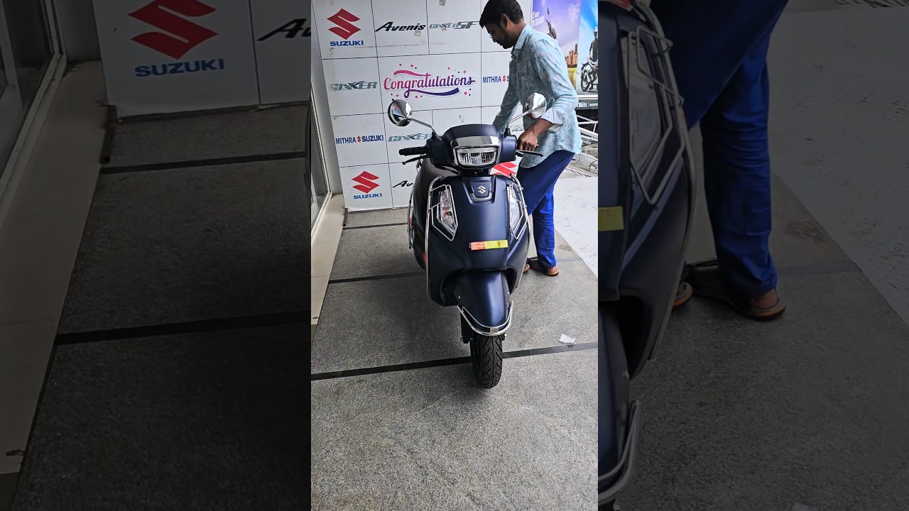 Taking delivery Suzuki access TFT edition 