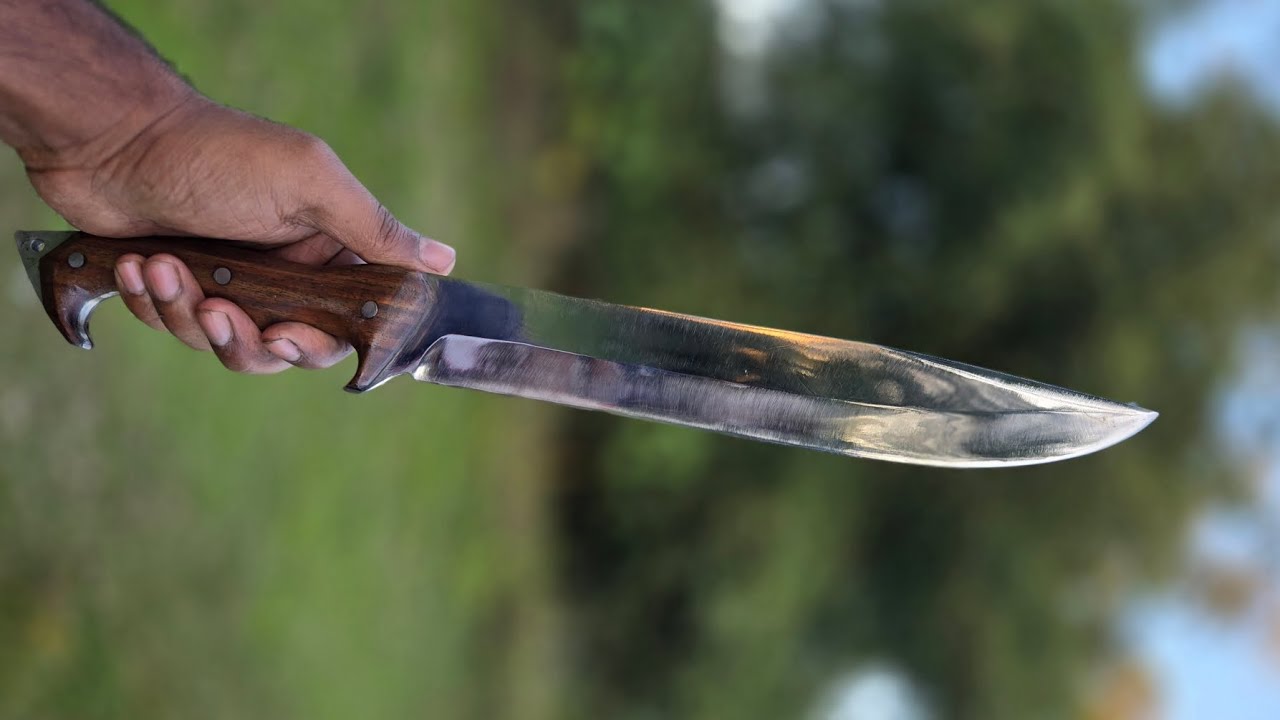 Knife making |how to make a knife with limited tools