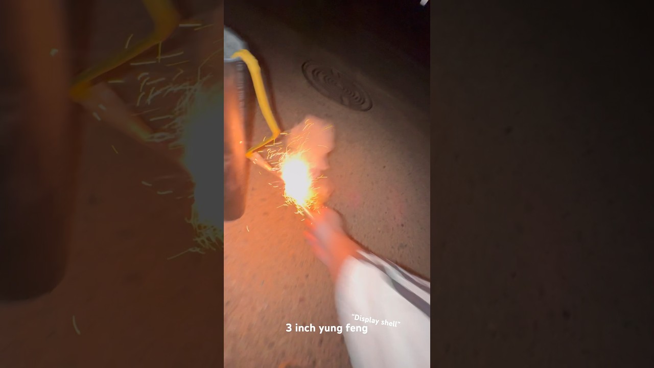 3 inch yung feng &ldquo;display shell&rdquo; #fireworks #pyro