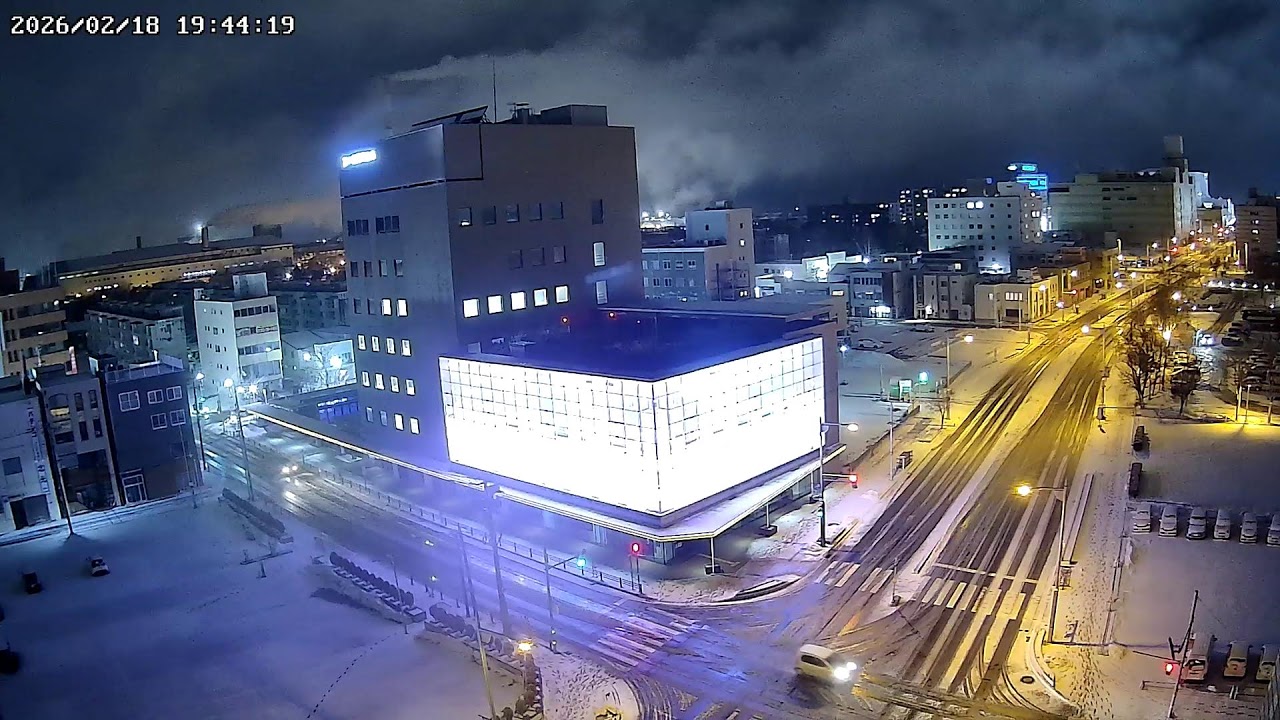 北海道苫小牧市表町交通状況ライブカメラHokkaido Tomakomai Omotemachi Live Camera.world.cam
