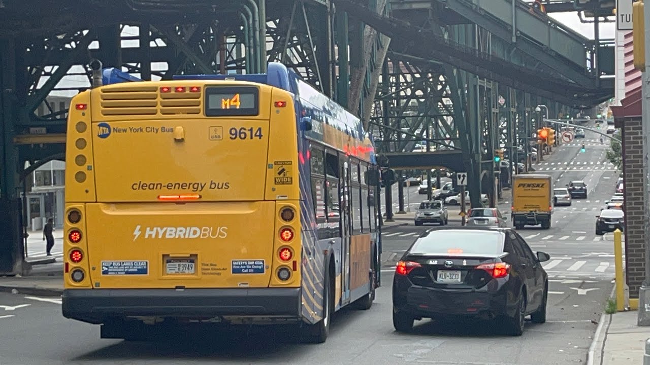Ride 2021 XDE40 #9614 on M4 to Broadway & Tiemann Place via Madison Av & Broadway